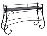 Woodard Et Cetera Solid Top Console Table, Default Title, Garden TablesEt Cetera, Wicker, Console TablesOutdoor