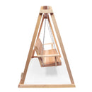 All Things Cedar 8-ft A-Frame Swing Set