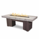The Outdoor Plus 78" Alameda Fire Table Wood Grain, Liquid Propane, Ebony, Match Lit with Flame Sense System, Alameda, Wood, Outdoor
