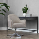 Sunpan Holland Office Chair - Zenith Taupe Grey / Taupe Sky