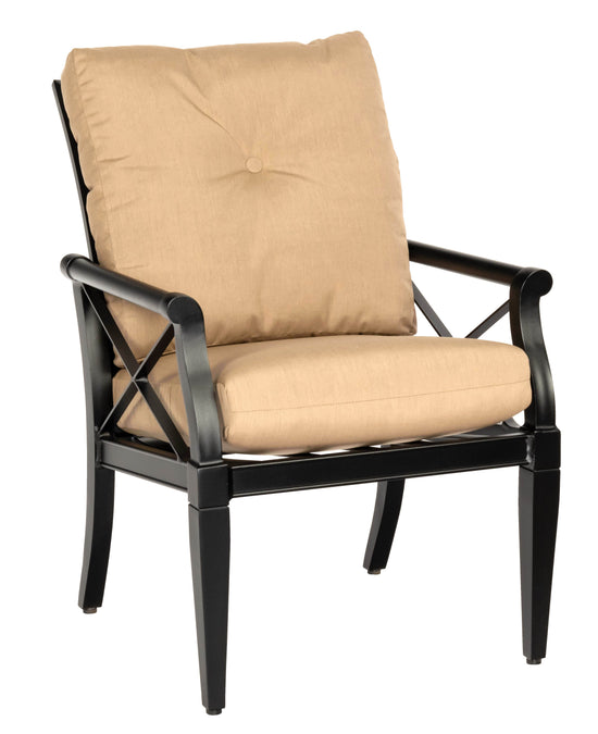 Woodard Andover Cushion Dining Arm Chair