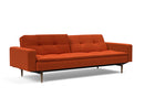 Innovation Living Dublexo Sofa With Arms in Dark Wood/Stainless Steel