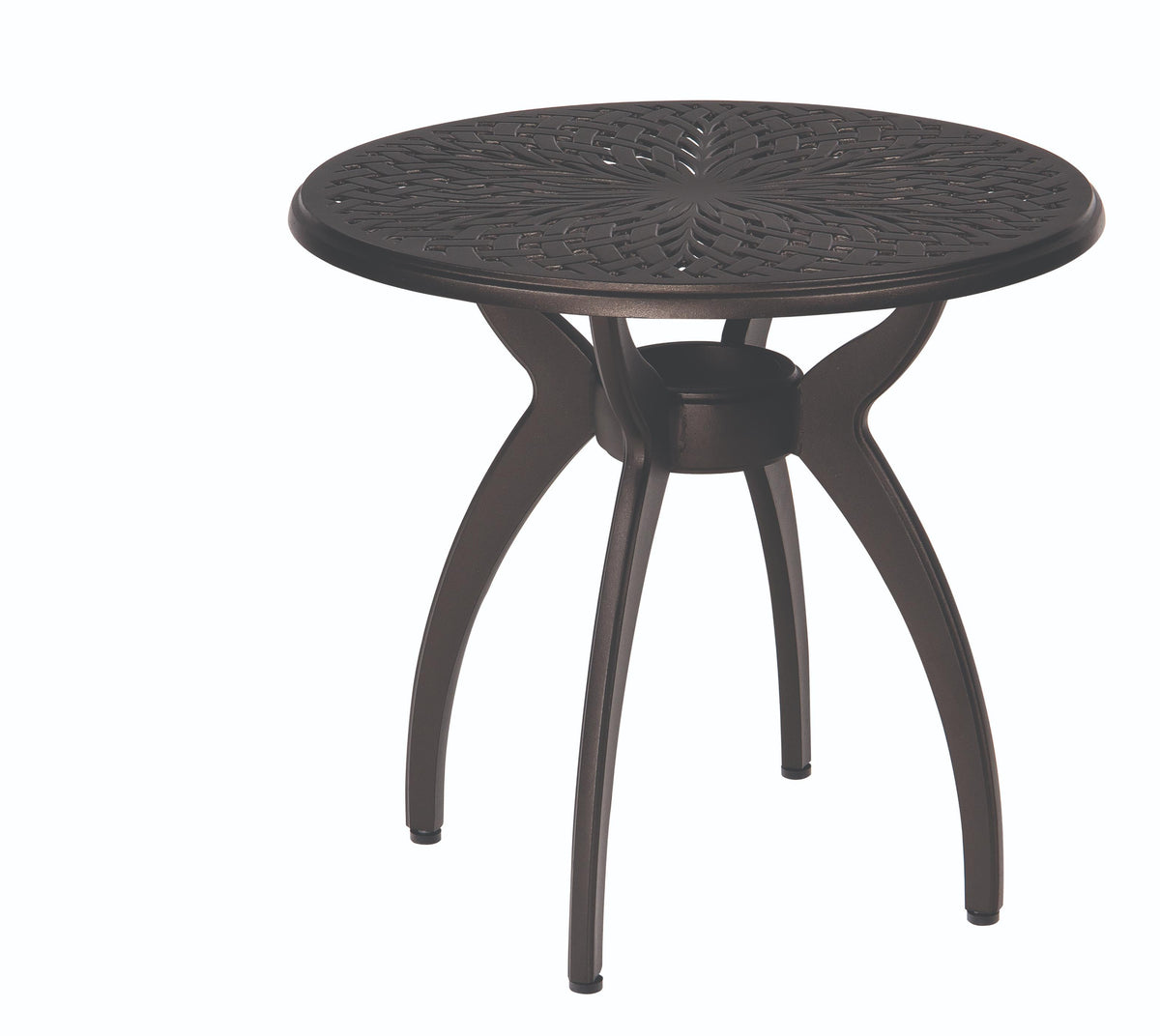Woodard Apollo End Table, Default Title, Aluminum Patio Console, End and Side Tables, Apollo, Aluminum, Outdoor