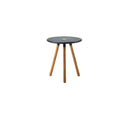 Cane-Line Area Table/Stool Teak Lava Grey / Aluminum - Sonnet Commercial