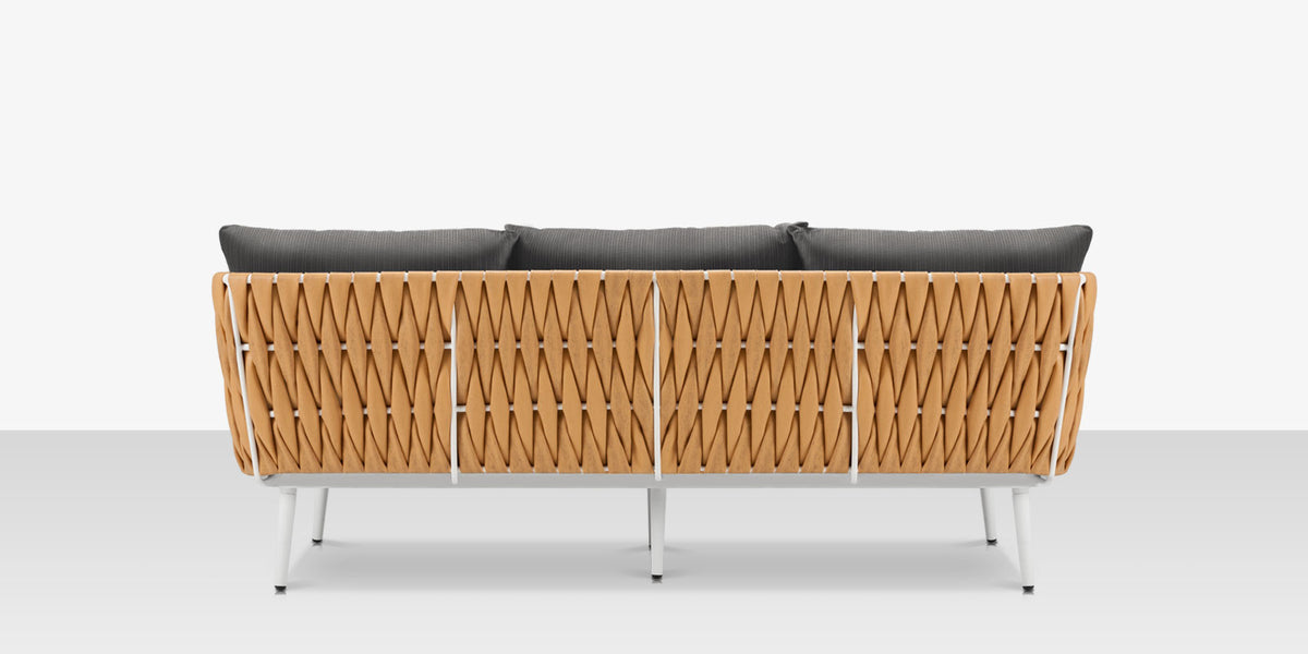 DecoScapes Aria 79" Aluminum Frame Sofa