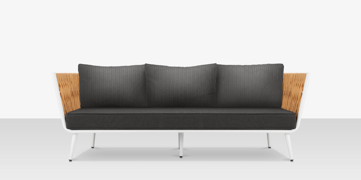 DecoScapes Aria 79" Aluminum Frame Sofa