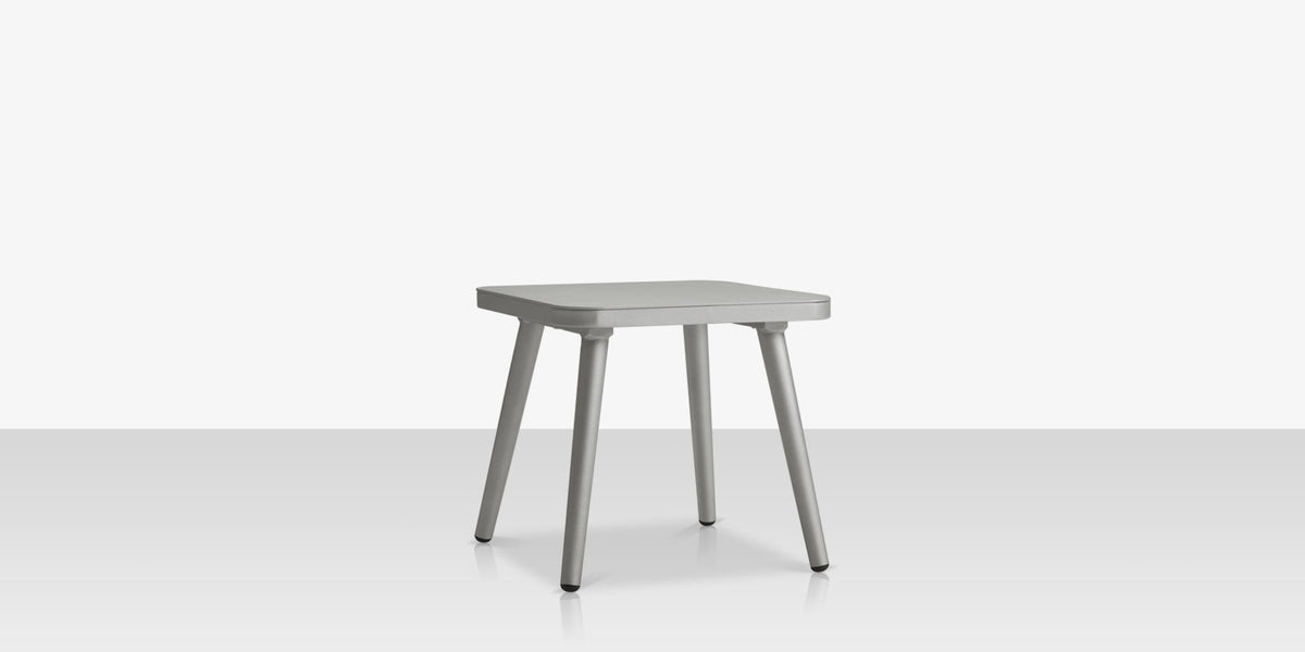 DecoScapes Aria 20" Square Aluminum Frame End Table
