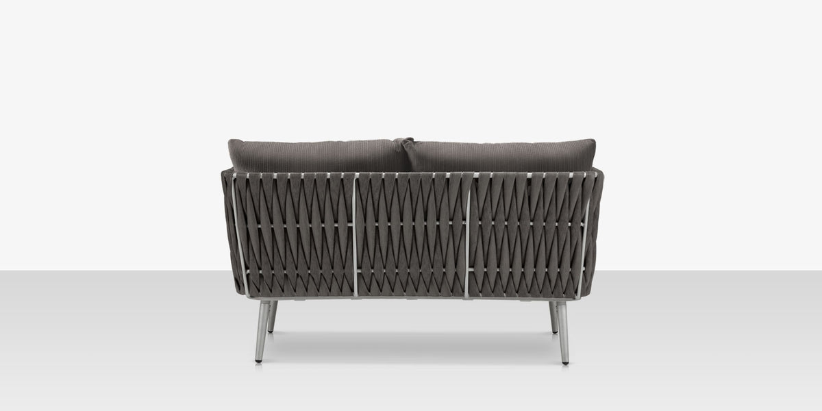 DecoScapes Aria 57" Aluminum Frame Loveseat