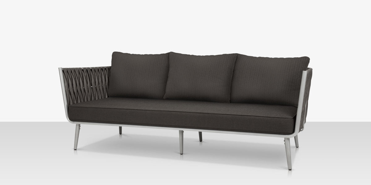 DecoScapes Aria 79" Aluminum Frame Sofa