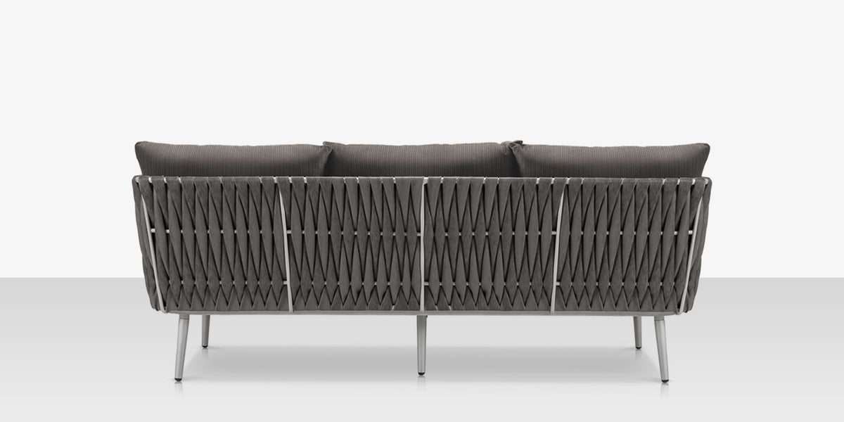 DecoScapes Aria 79" Aluminum Frame Sofa