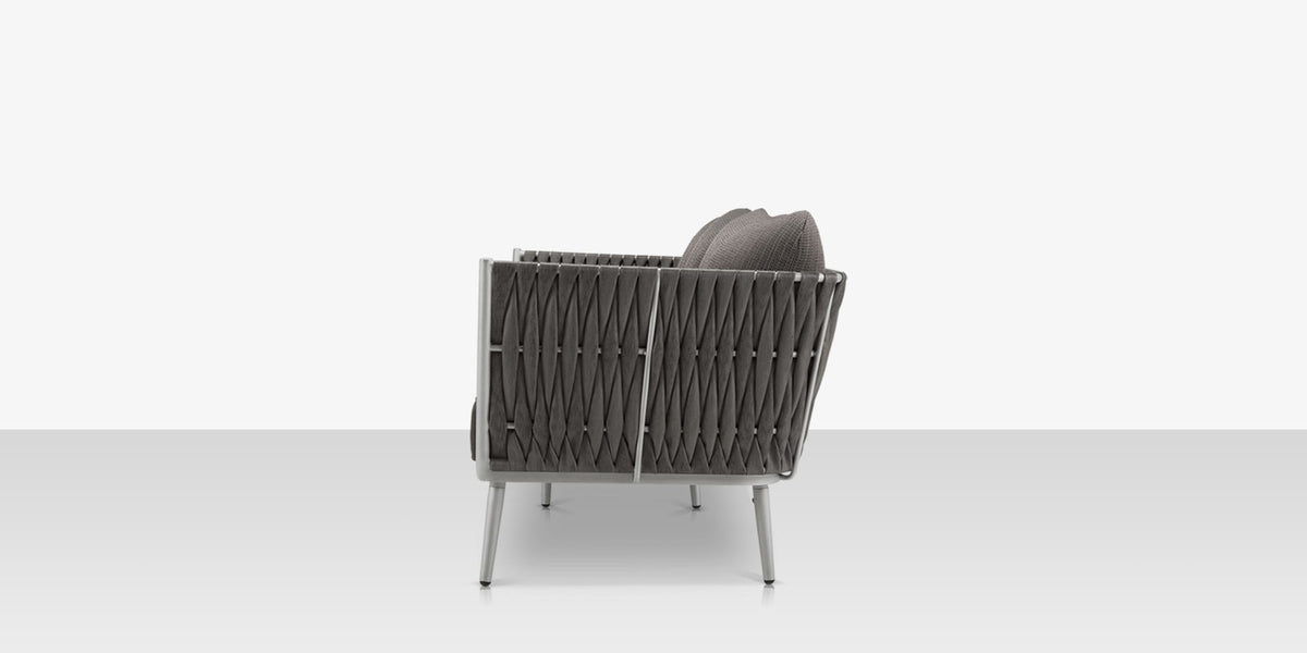 DecoScapes Aria 79" Aluminum Frame Sofa