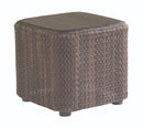 Woodard Aruba Wicker End Table, Default Title, Wicker Patio Console, End and Side Tables, Aruba, Aluminum, Wicker, Outdoor