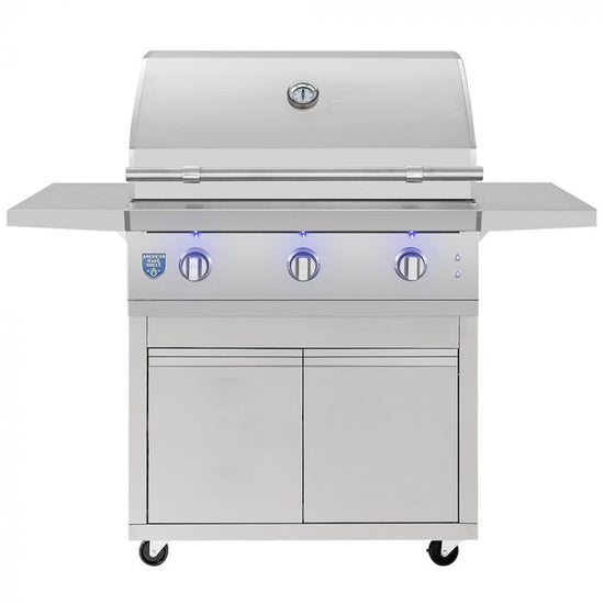 American Made Grills Atlas 36" Cart Grill Freestanding