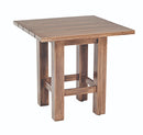 Woodard Augusta Woodlands Square End Table, Default Title, Wood Patio Console, Side and End Tables, Augusta, Wicker, Outdoor
