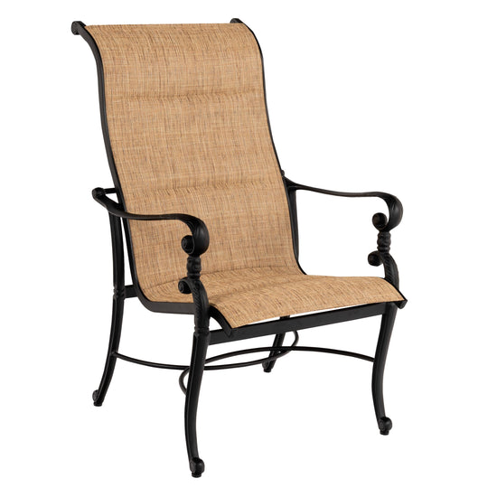 Woodard Avondale Padded Sling Dining Arm Chair