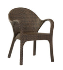Woodard Et Cetera Bali Small Dining Chair, Default Title, Garden Chairs, Dining Chairs, Et Cetera, Wicker, Dining Chairs, Curved, Outdoor