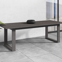 Sunpan Tropea Dining Table 94'' Natural / Smoke Grey