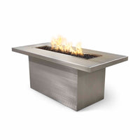 The Outdoor Plus Bella Linear 48" x 30" Powder Coated Fire Pit, Liquid Propane, Black, Match Lit with Flame Sense System, Bella, Steel, Outdoor