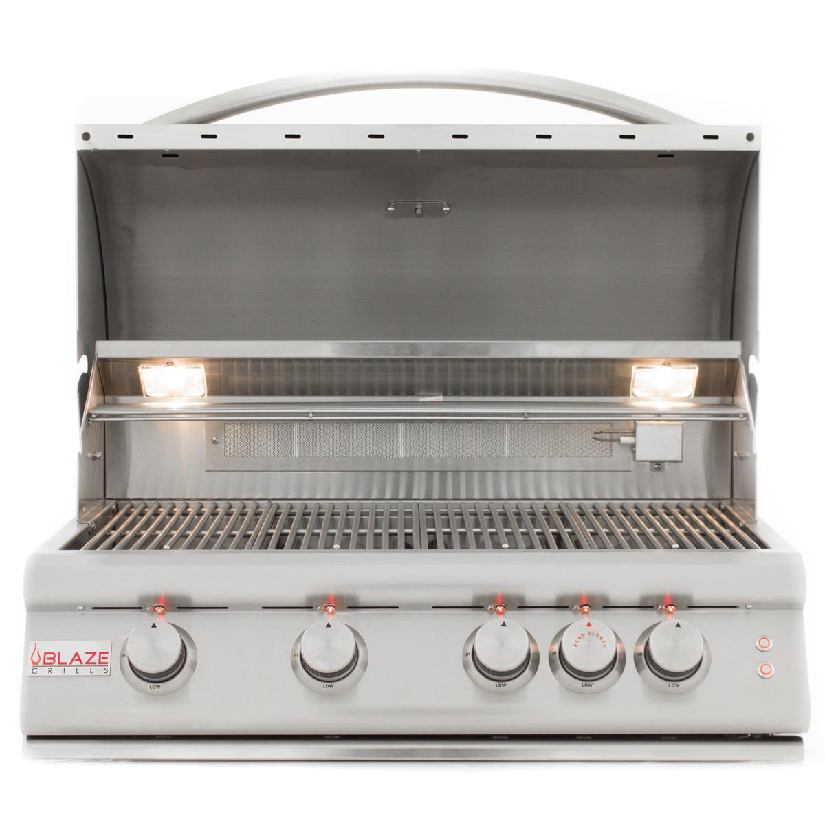 Blaze Grills Professional 44-Inch 4 Burner Built-In Gas Grill With Rear Infrared Burner