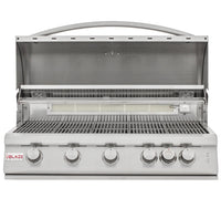 Blaze Grills 40-Inch 5-Burner LTE Gas Grill With Rear Burner And Built-in Lighting System