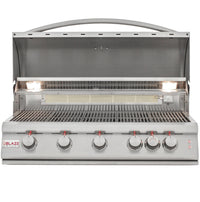 Blaze Grills 40-Inch 5-Burner LTE Gas Grill With Rear Burner And Built-in Lighting System