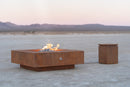 The Outdoor Plus Square Cabo Fire Pit - Stainless Steel, Liquid Propane, 36", Match Lit with Flame Sense System, Cabo, Stainless Steel, Outdoor