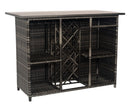 Woodard Genie Bar Island, Default Title, Genie, Wicker, Bar TablesOutdoor