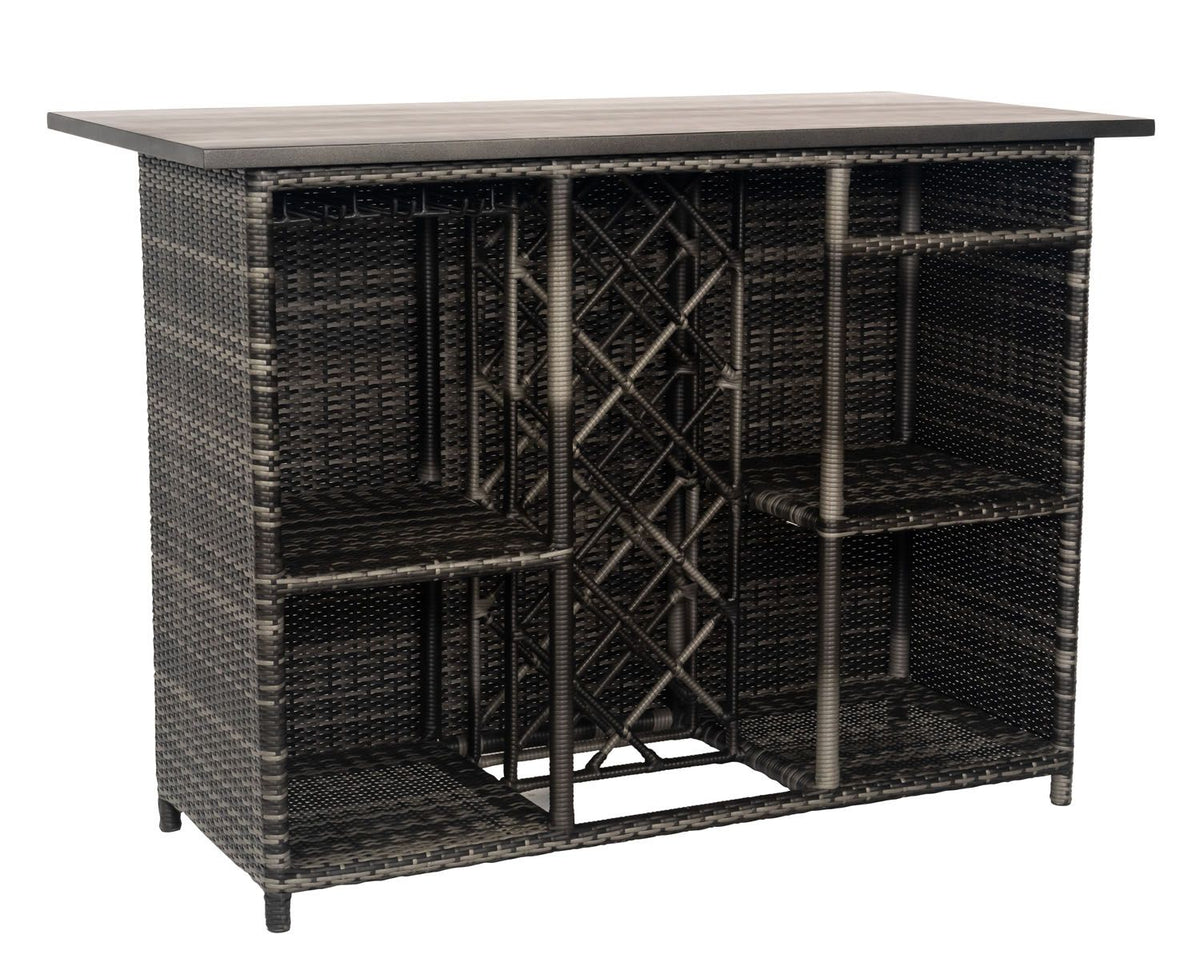 Woodard Genie Bar Island, Default Title, Genie, Wicker, Bar TablesOutdoor