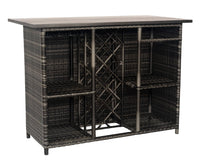 Woodard Genie Bar Island, Default Title, Genie, Wicker, Bar TablesOutdoor
