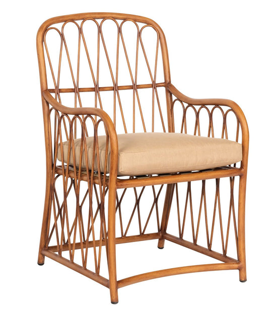 Woodard Cane Dining Armchair
