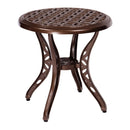 Woodard Casa End Table, Default Title, Casa, Aluminum, Outdoor