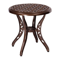 Woodard Casa End Table, Default Title, Casa, Aluminum, Outdoor