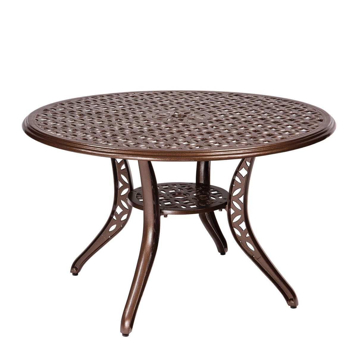 Woodard Casa Dining Umbrella Table, Default Title, Outdoor Dining Table, Casa, Aluminum, Outdoor