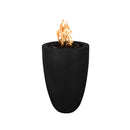 The Outdoor Plus Castillo Concrete Fire Pillar, Liquid Propane, Access Door, Ash, Castillo, Concrete, Outdoor