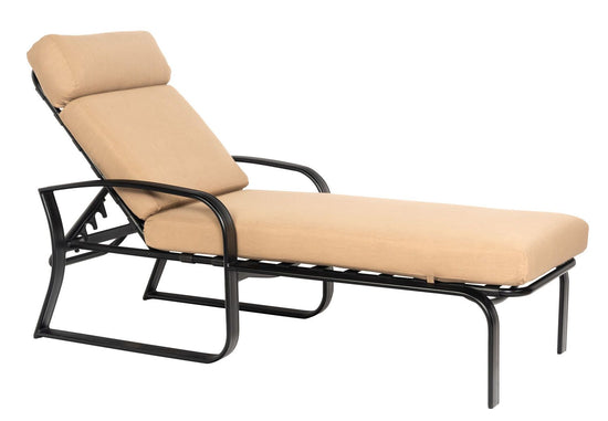 Woodard Cayman Isle Cushion Adjustable Chaise Lounge