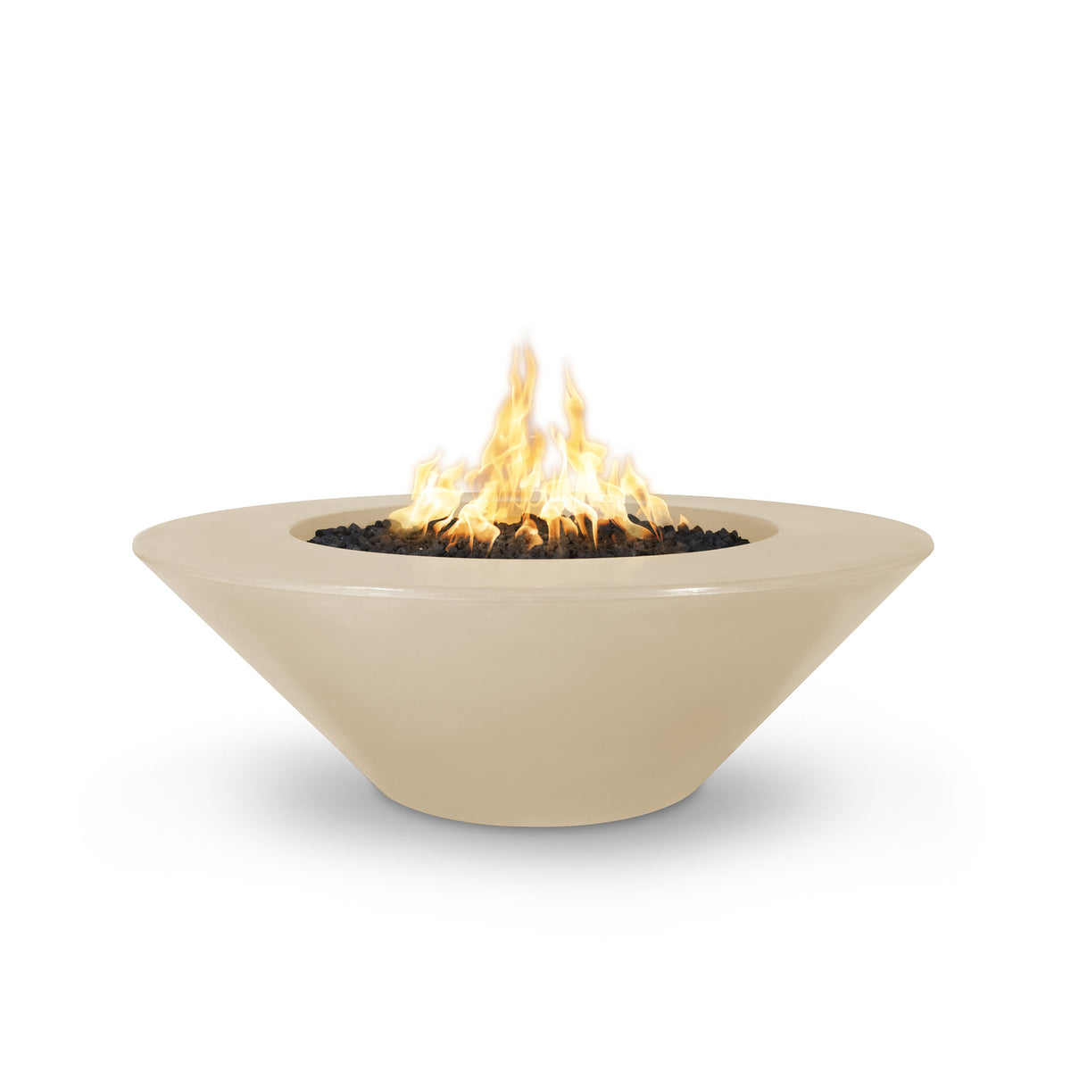 Cazo Concrete Fire Pit - 48"Liquid PropaneChestnut