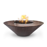 The Outdoor Plus Cazo 48" Round Copper Fire Pit - Match Lit, Liquid Propane, Match Lit with Flame Sense System, Cazo, Outdoor