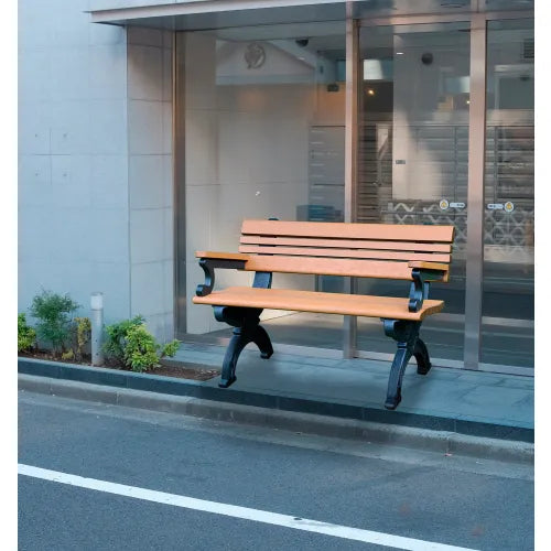 Polly Products Cambridge Backed Bench With Arms