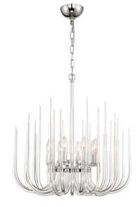 ZEEV Lighting Astoria Collection Chandelier, Chandelier, Chrome, Indoor