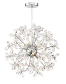ZEEV Lightings Adelle Collections Chandelier, Chandelier, Chrome, Indoor