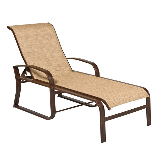 Woodard Cayman Isle Sling Adjustable Chaise Lounge