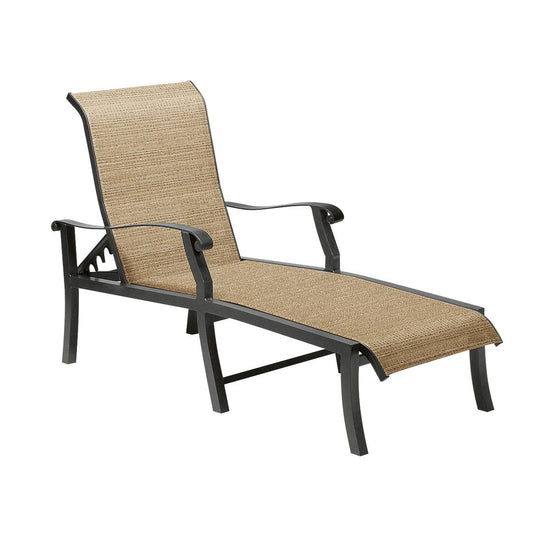 Woodard Cortland Sling Adjustable Chaise Lounge