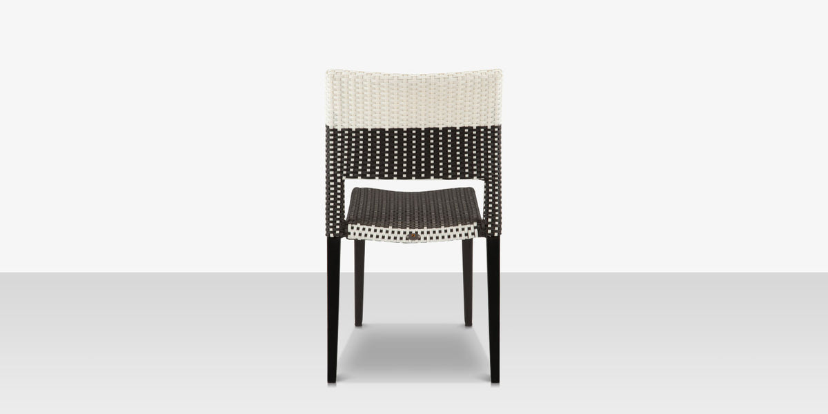 DecoScapes Chloe 20" Wicker Armless Dining Side Chair