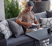 Cane-Line Chill-Out Coffee Table -Single with Dual Heights