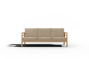 Curated MaisonFurniture Daniele Teak Deep Seating 86 Inch Outdoor Sofa with Sunbrella Cushion