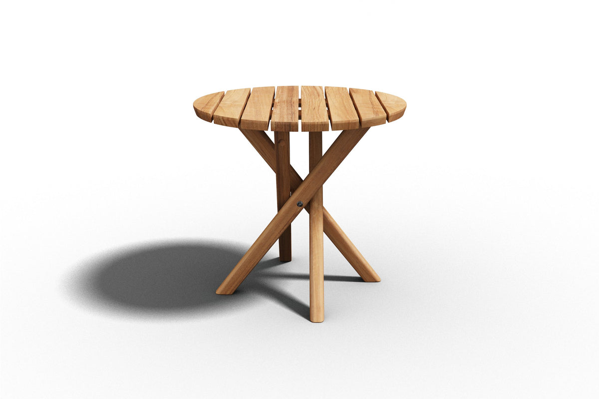 Curated MaisonFurniture Fleur Teak Outdoor Side Table