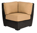 Woodard Cooper Corner Sectional Unit, Beach Bum Creamsicle (Grade A), Right, Grade A Fabric, Garden Chairs, Sectional, Wicker, Cooper, Wicker, Square, 4 Legs, Outdoor