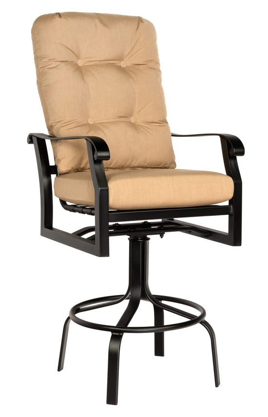 Woodard Cortland Cushion Swivel Bar Stool