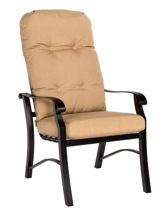 Woodard Cortland Cushion High Back Dining Arm Chair