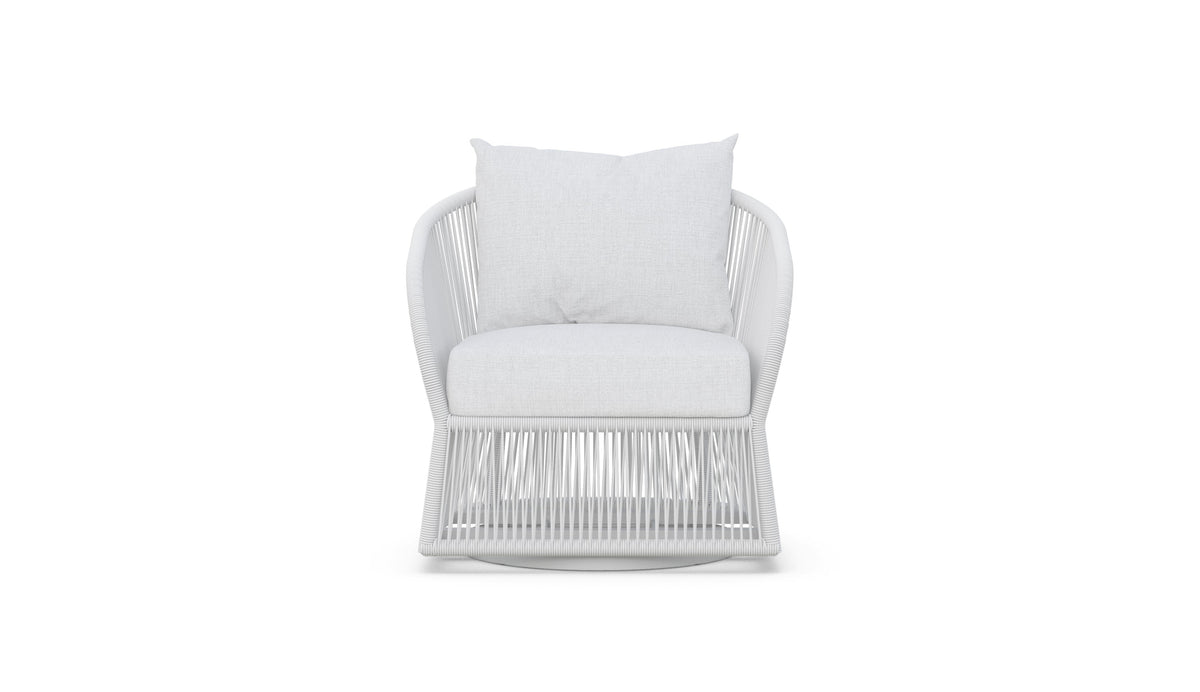 Azzurro Living Cape Town Swivel Club Chair + Polar Cushion